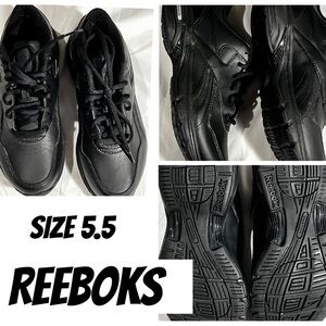 Reebok Classic Black Athletic Shoes